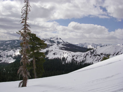 Image of ridge leading to Anderson Peak