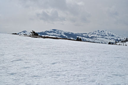 Image of Donner Peak, Mt. Judah and Mt. Lincoln.
