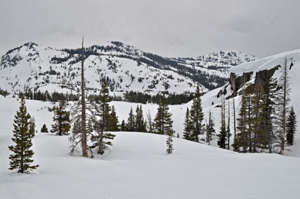 Image of Donner Peak, Mt. Judah and Mt. Lincoln