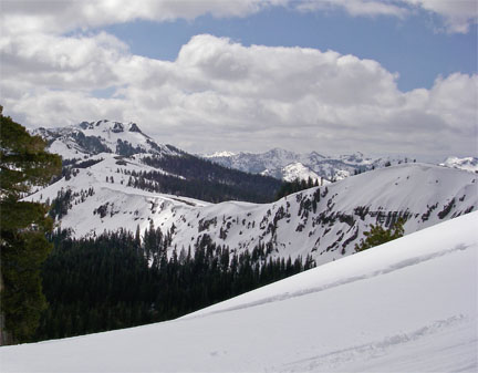 Image of ridge leading to Anderson Peak