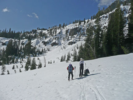 Image in upper reaches of Coldstream drainage
