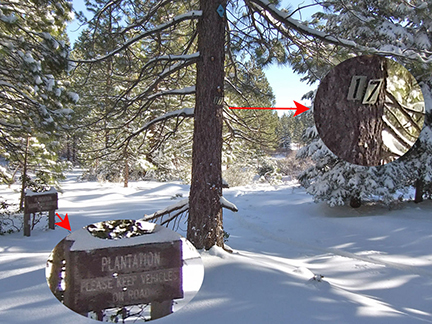 Image of trail junction 17