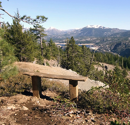 Image from overlook in springtime