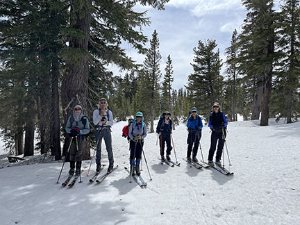 Image of easier terrain before reaching ridgetop