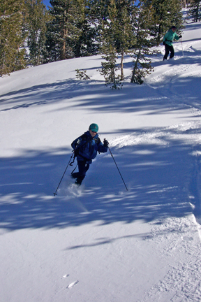 Short, sweet downhill section