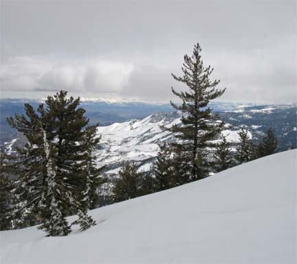Washoe Valley from ridgetop