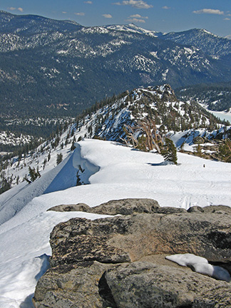 Image looking east from Echo Peak