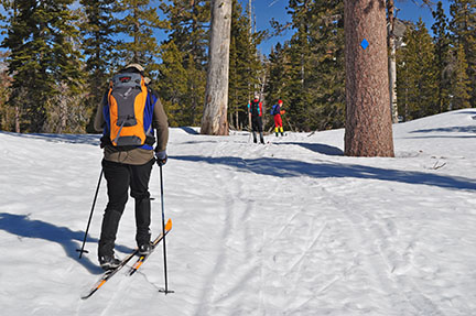 Image of great touring terrain on way to base of Brown Mountain
