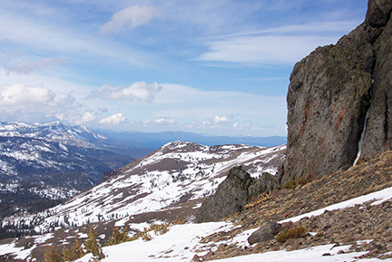 Image looking north from Red Lake Peak