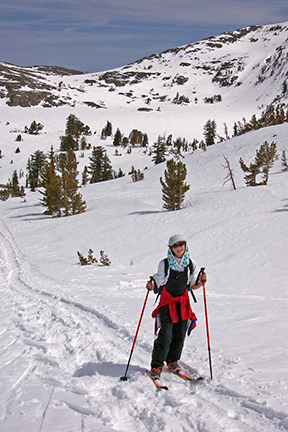 Image looking back at Winnemucca Lake on route to Round Top Lake