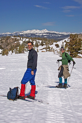 Image along ridge of Pyramid Peak in Desolation Wilderness
