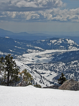 Image of Bear River and Lower Bear River reservoirs