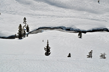 Image looking down on Bear River