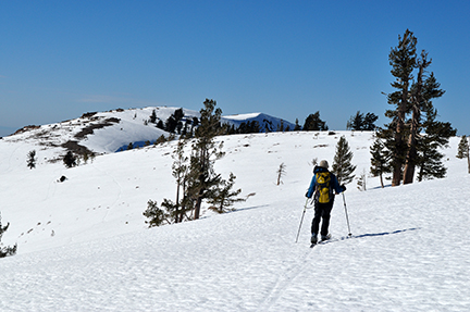 Image of ridge leading to Mount Reba