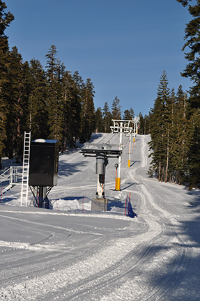 Image of bottom of tee-bar lift
