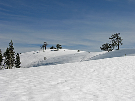 Image approaching summit of Devils Dance Floor